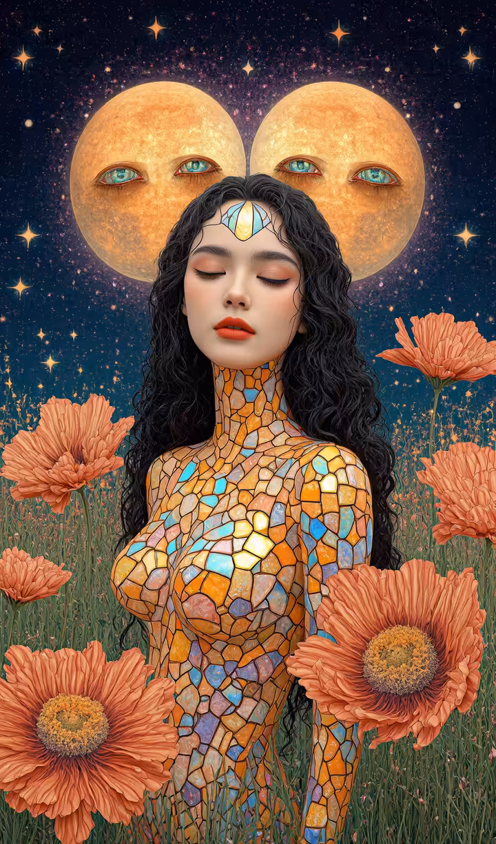 Between suffering and beauty, a place for growth