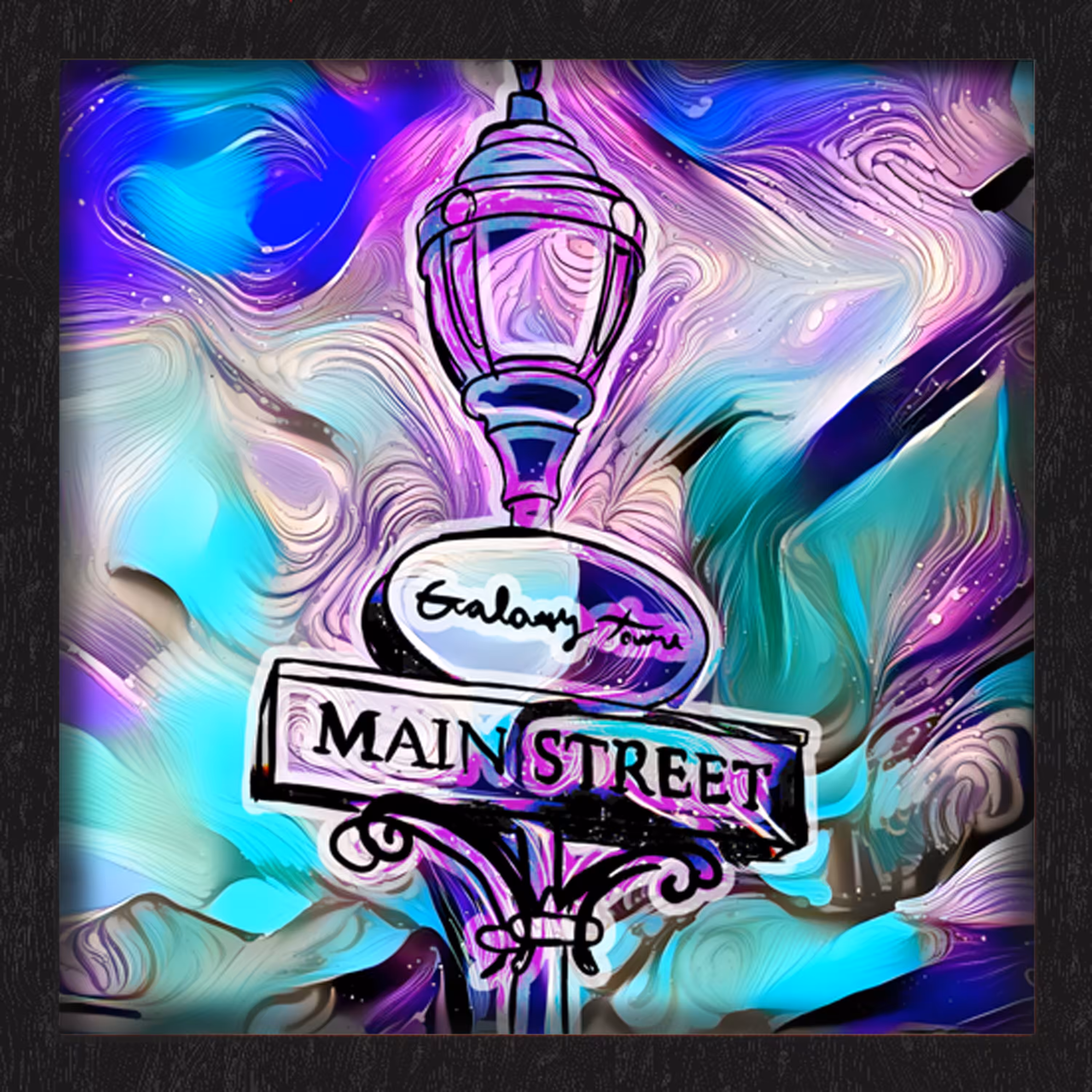 Mainstreet Galaxy Towne Black Frame