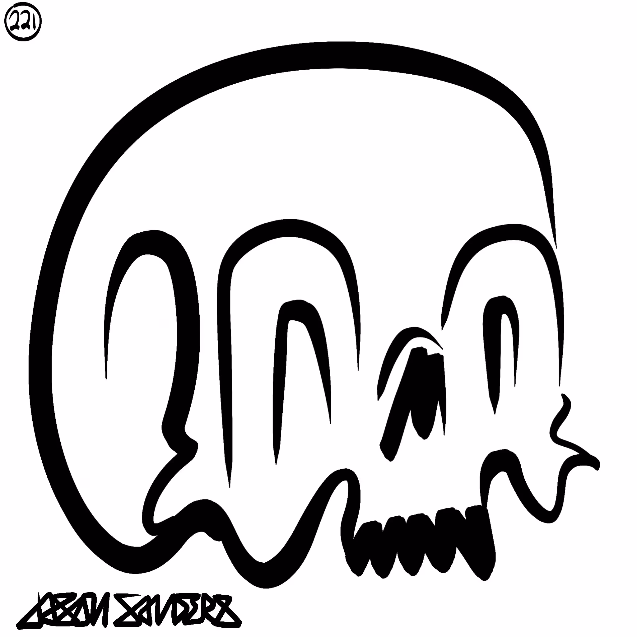 Skull Lines “Sixty-Four” By DrainedEye | #221