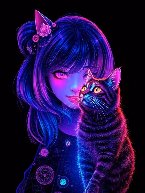 Girl VS cat