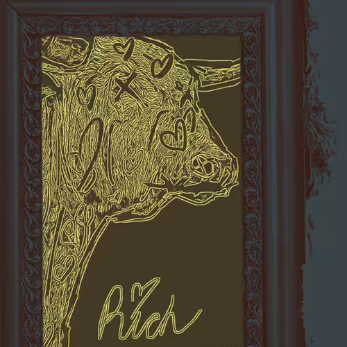 Richard Dixon Art: BITBULL (37 OF 50)