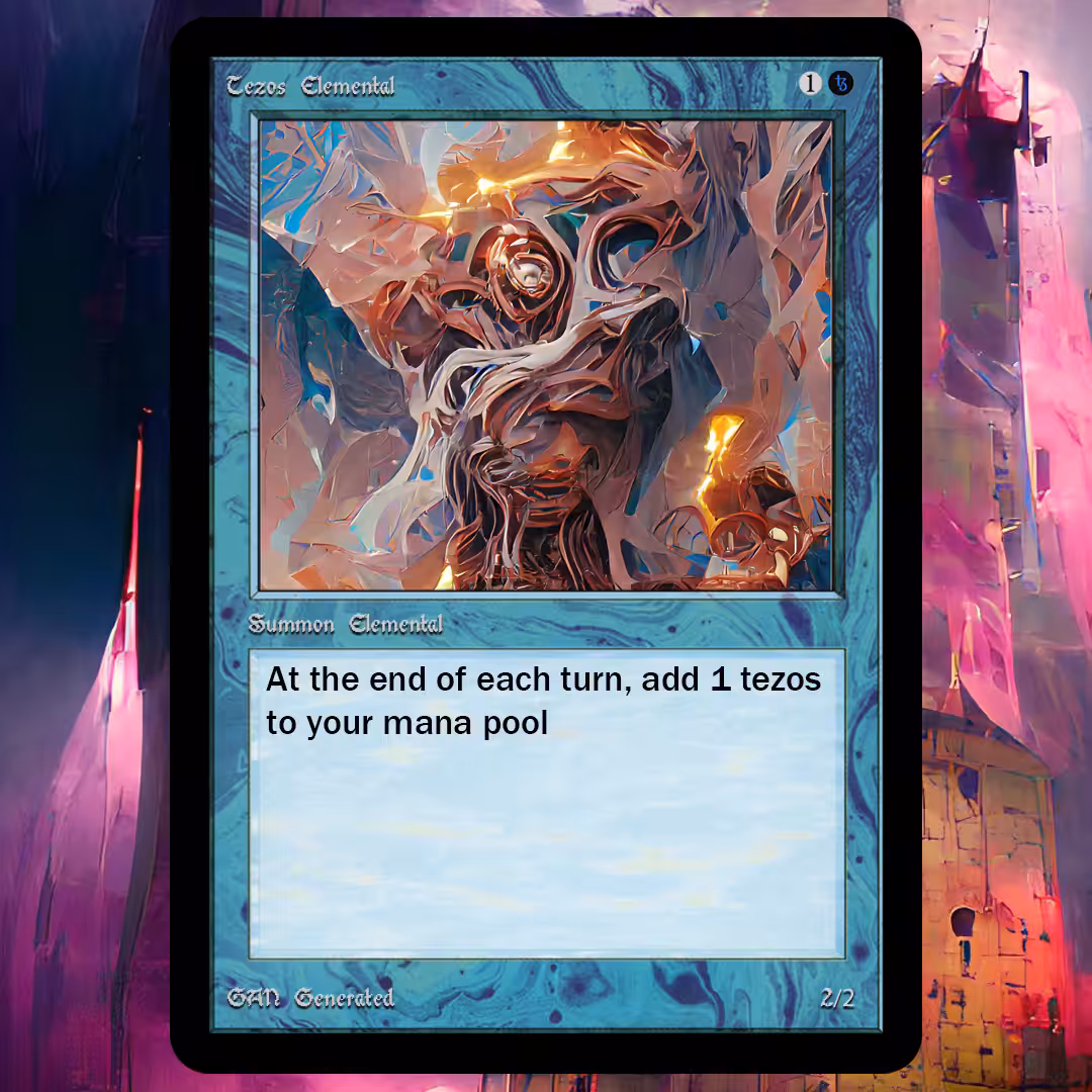 Gan The Gathering 01 - Tezos Elemental