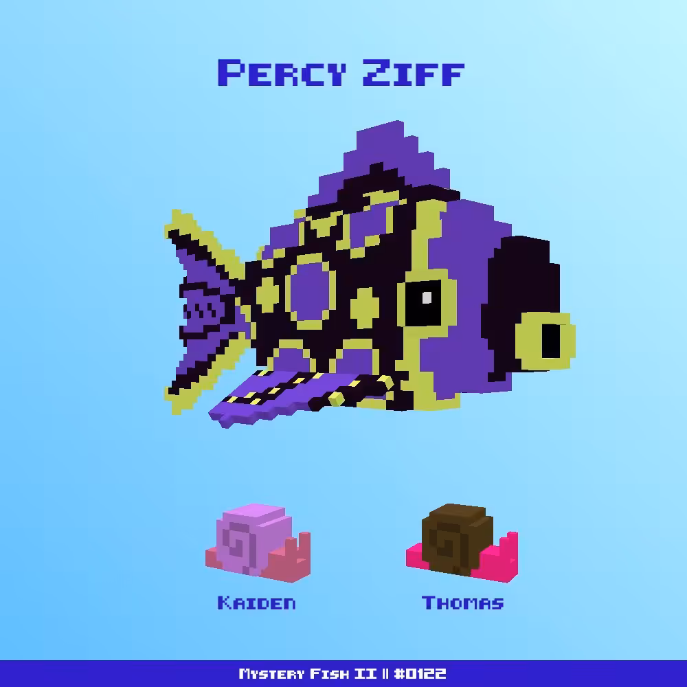 Percy Ziff :: Mystery Fish 0122/1000