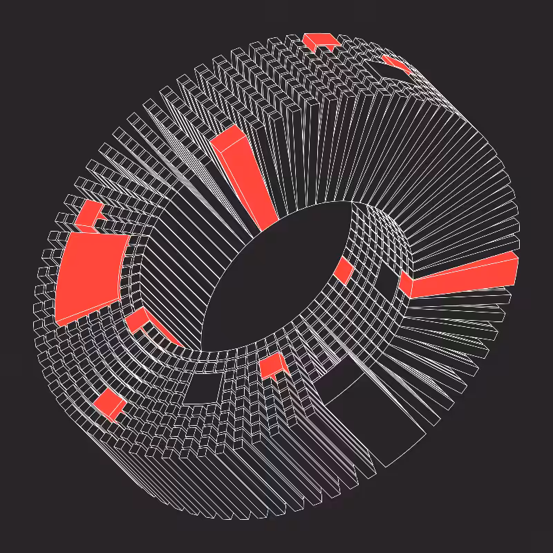 Ex Mobius (Neon Red) #6