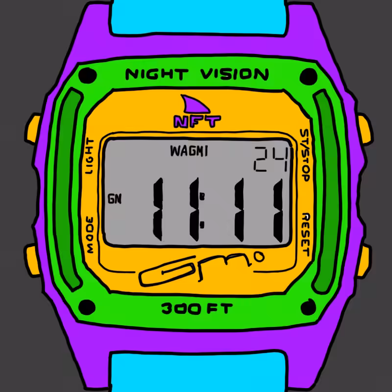 Make a Wish NFT Watch - Colorway #8