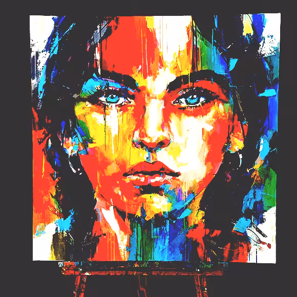 Woman on Canvas #3
