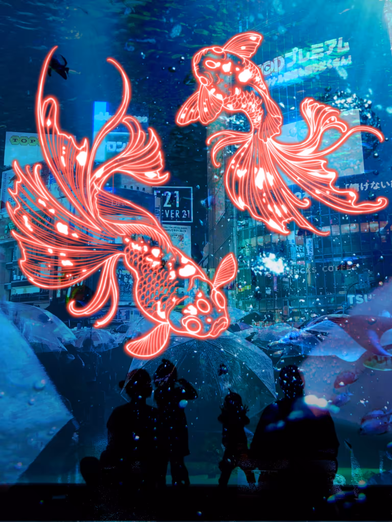 Shibuya Golden Fish