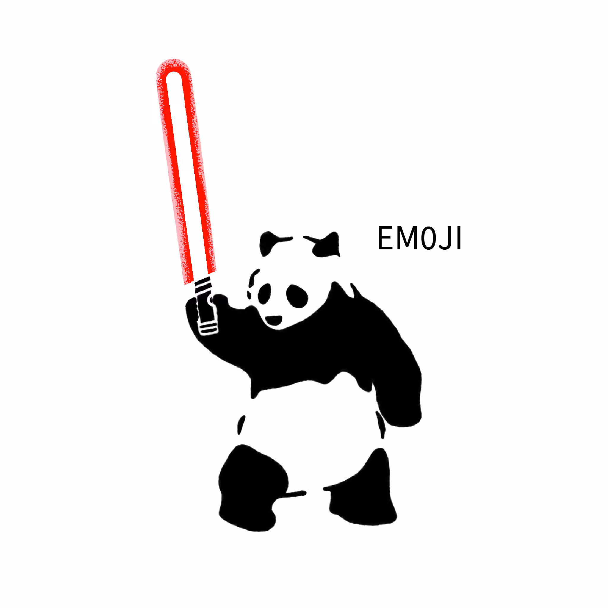 Panda With Lightsaber
