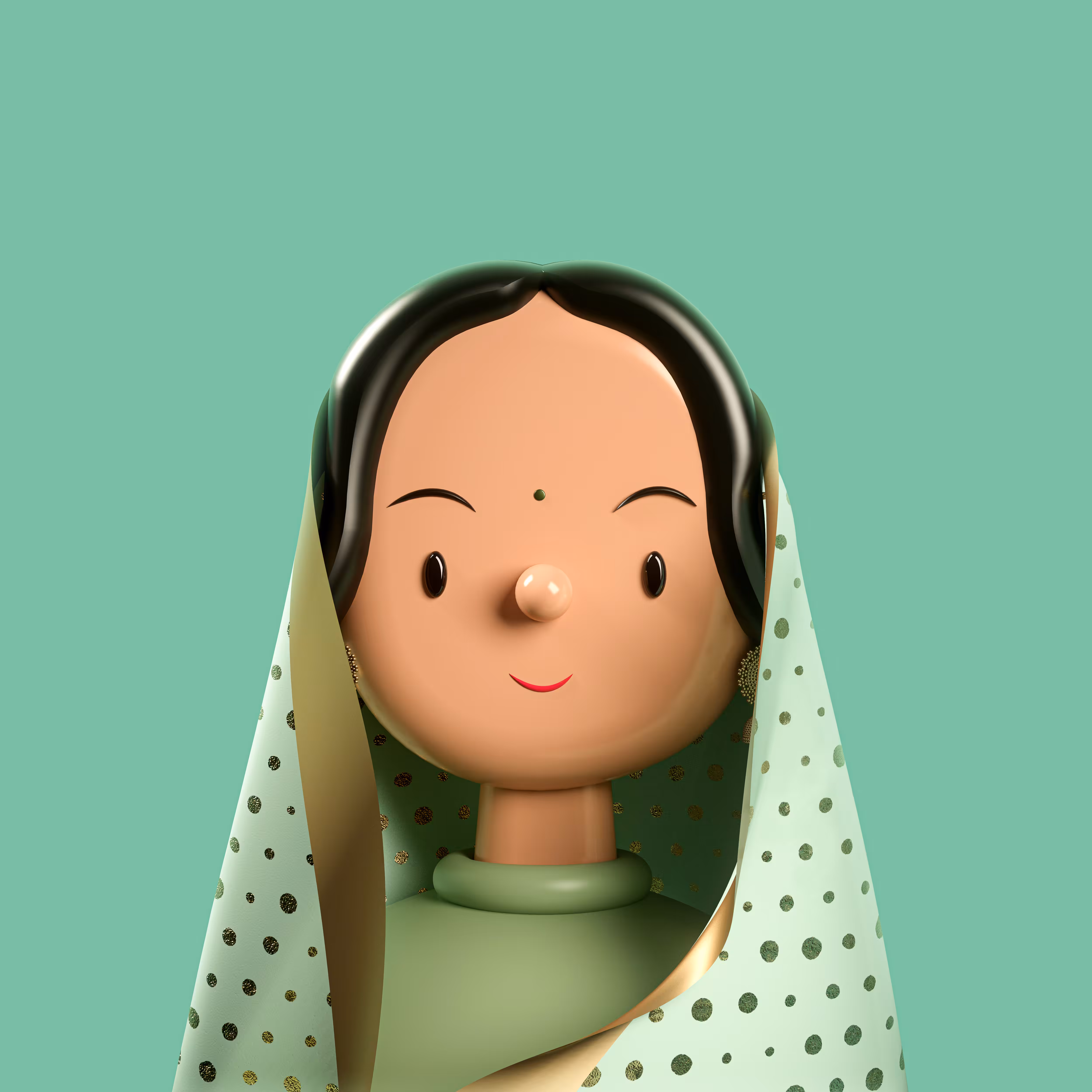Amrita Sher-Gil Toy Face