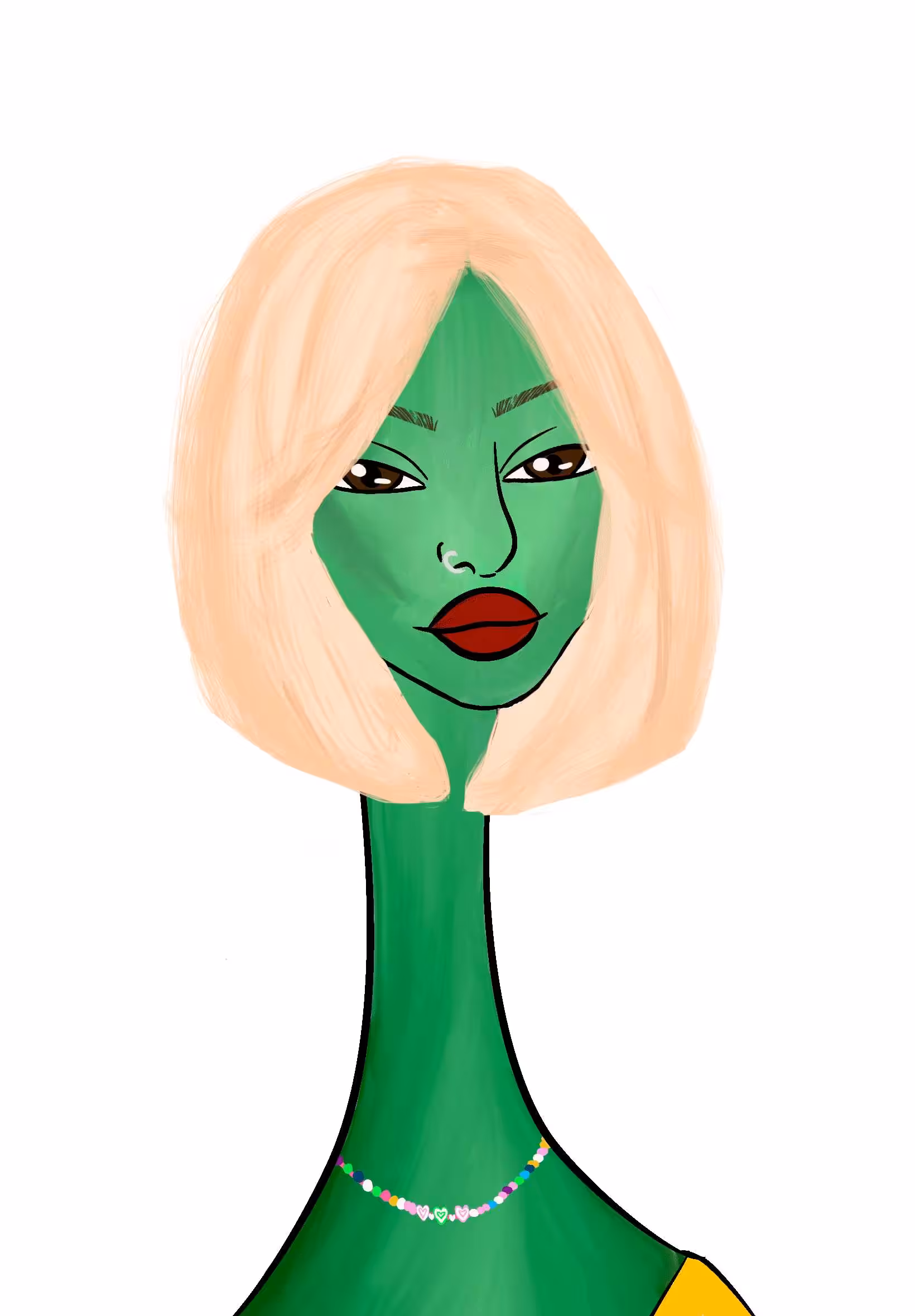 Long Neckie Ladies: Long Neckie Lady #860