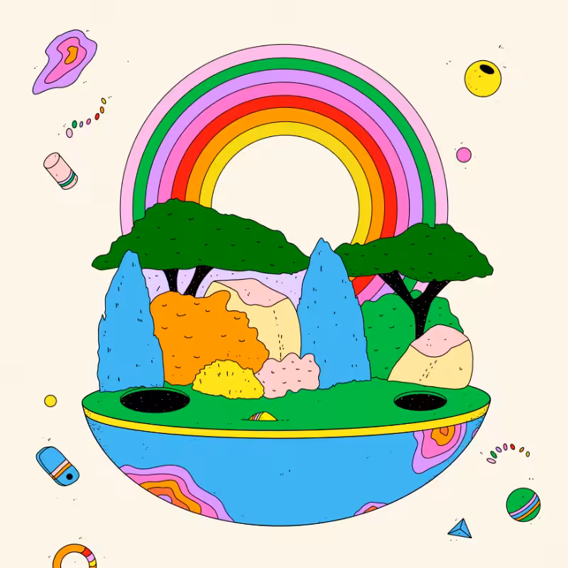 🌈🌴🪐 #217