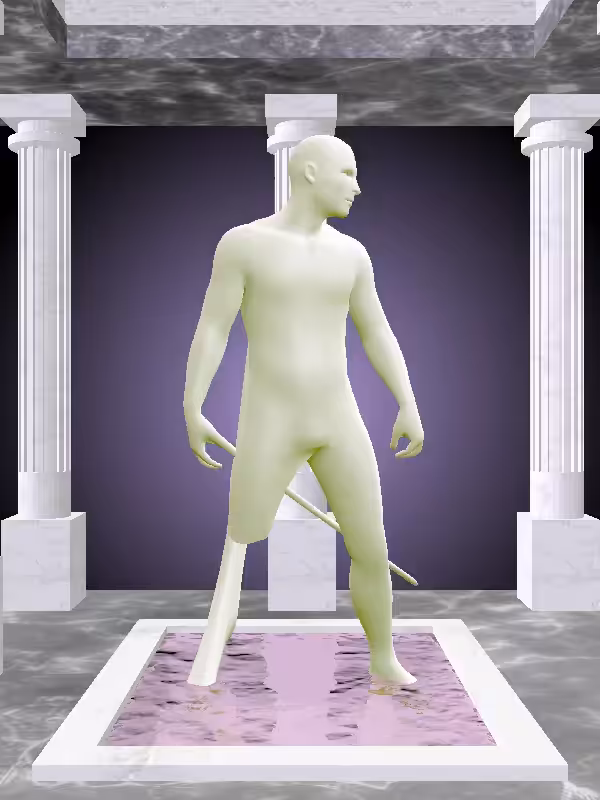 HeavenComputer: The Shooter Matte Green Man #2656