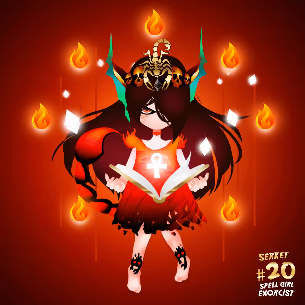 spell girl exo # 20  SERKET
