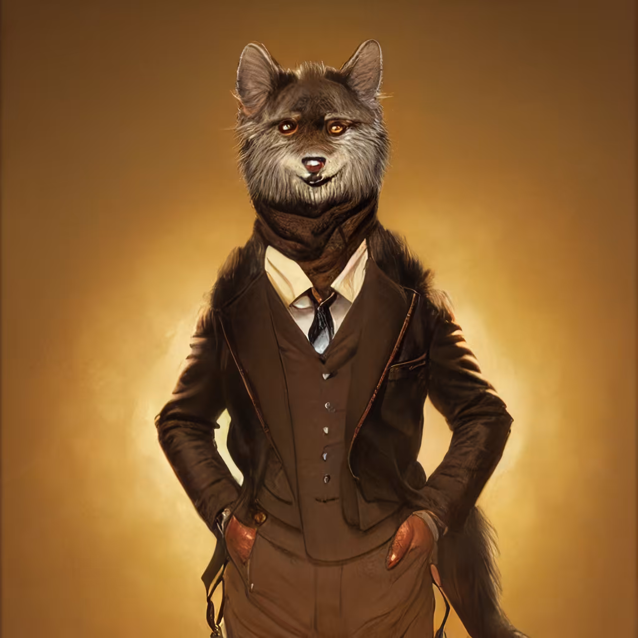 Adorable Furry Creature Collection: Furry Wolf 0667