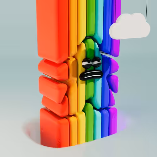 #32 Meeple colourful
