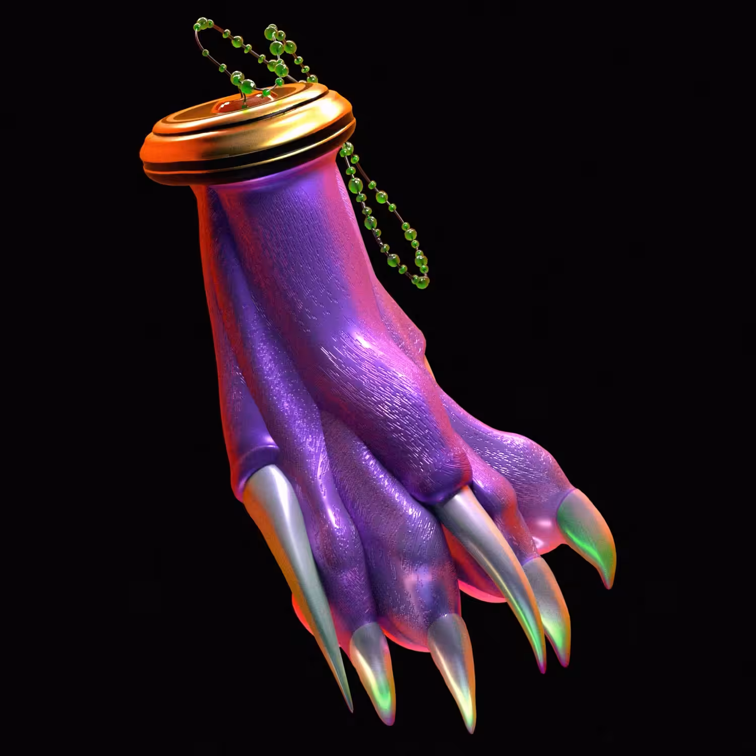 Mole Dog Paw Charm