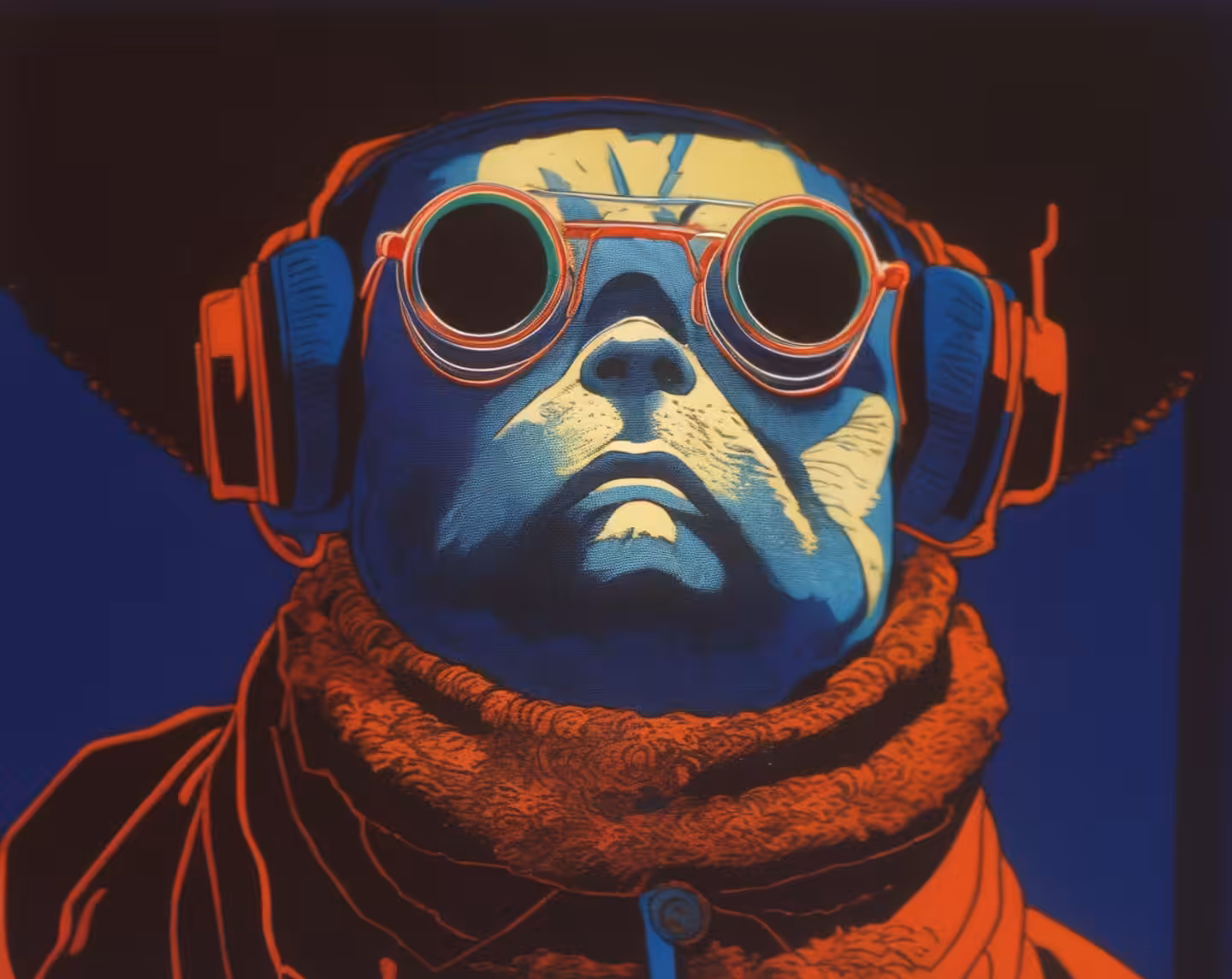Retro Anime Pug #14