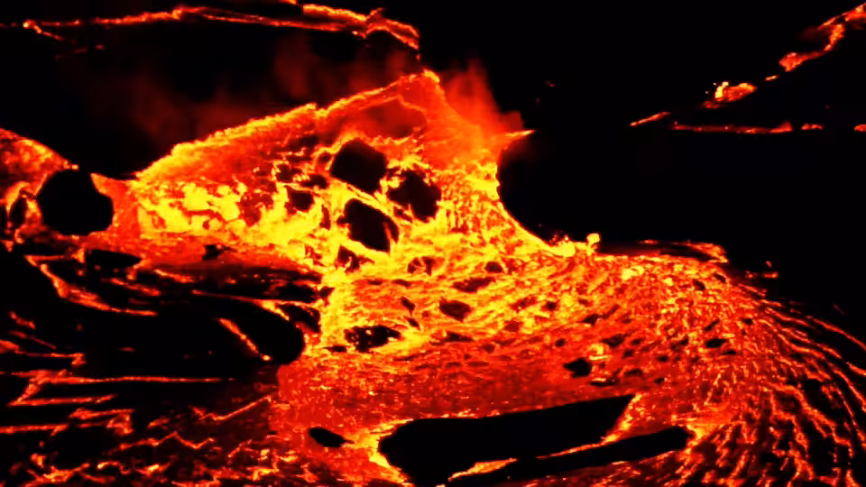 Lava River Flow