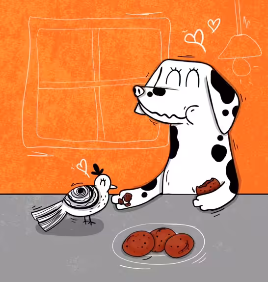 Cookies, Pooch, Birdy! 🍪