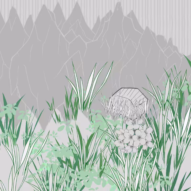 Wild Grass and Rubble #33