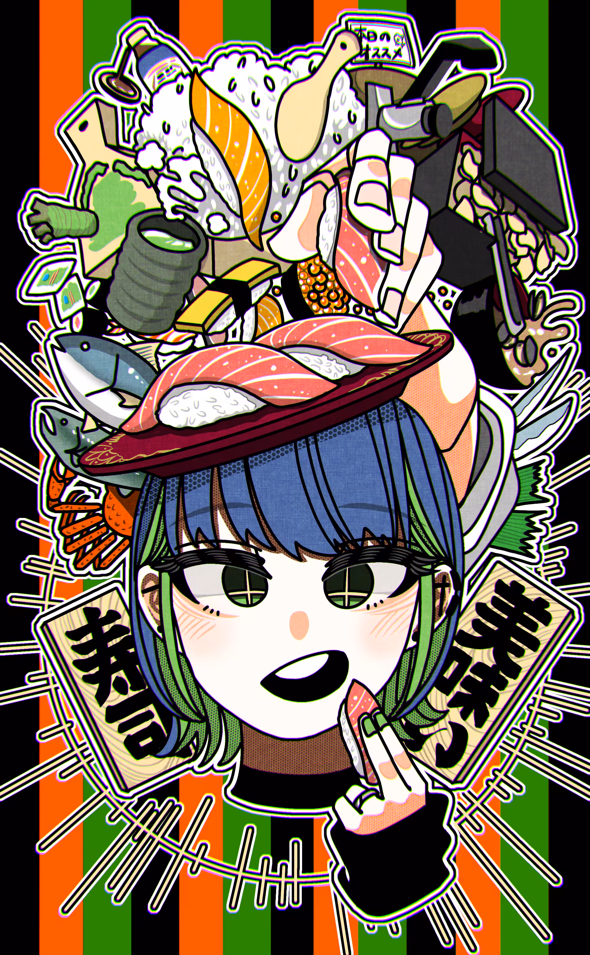 onigiriman's edition collection: Sushi Lover Nigichan(S.L.N)