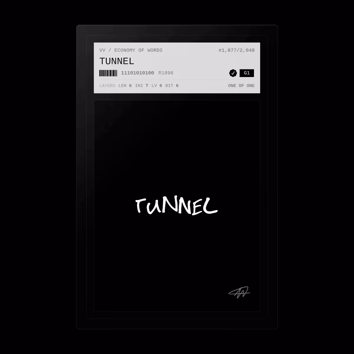 TUNNEL · #1877