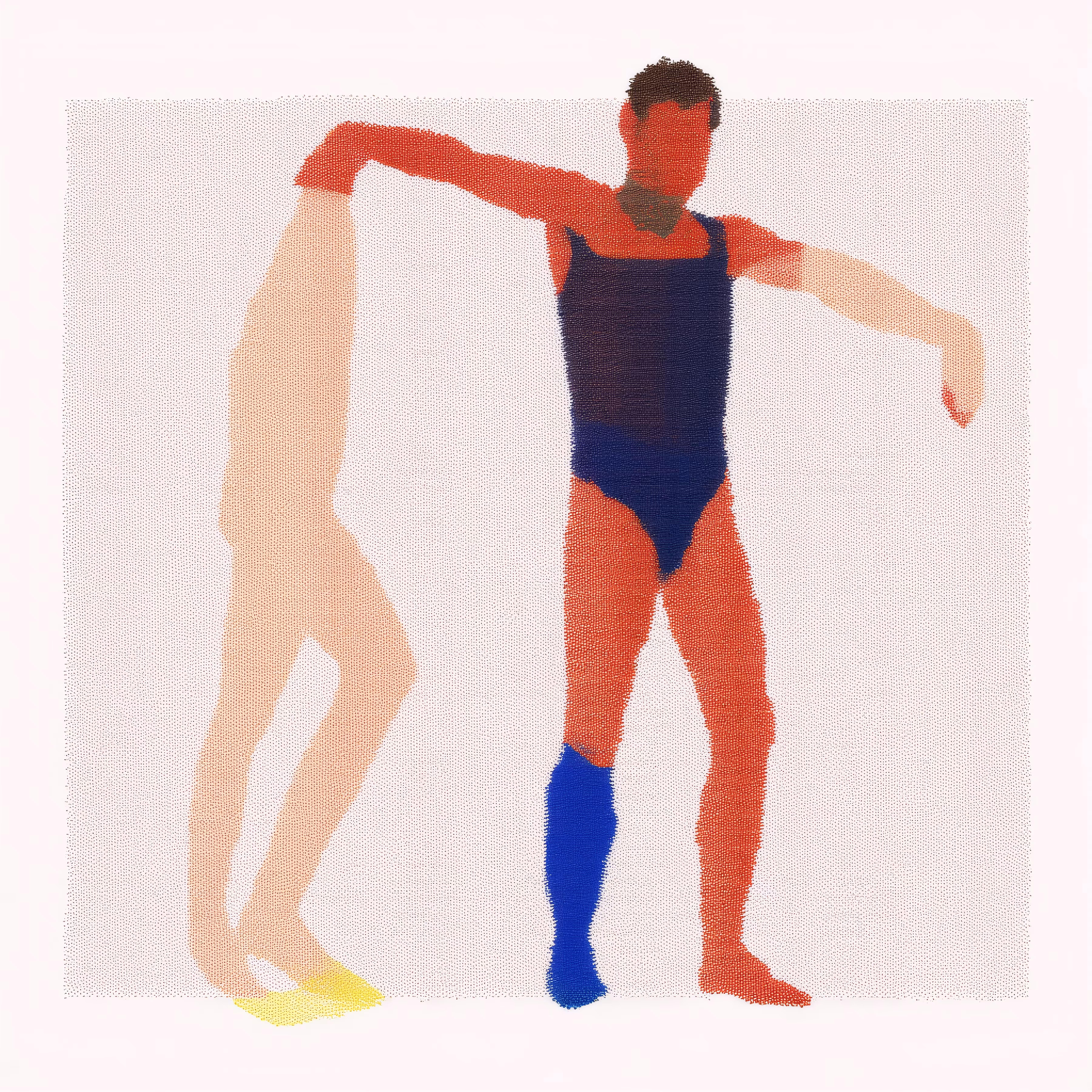 Figurative Mesh Painting VI 