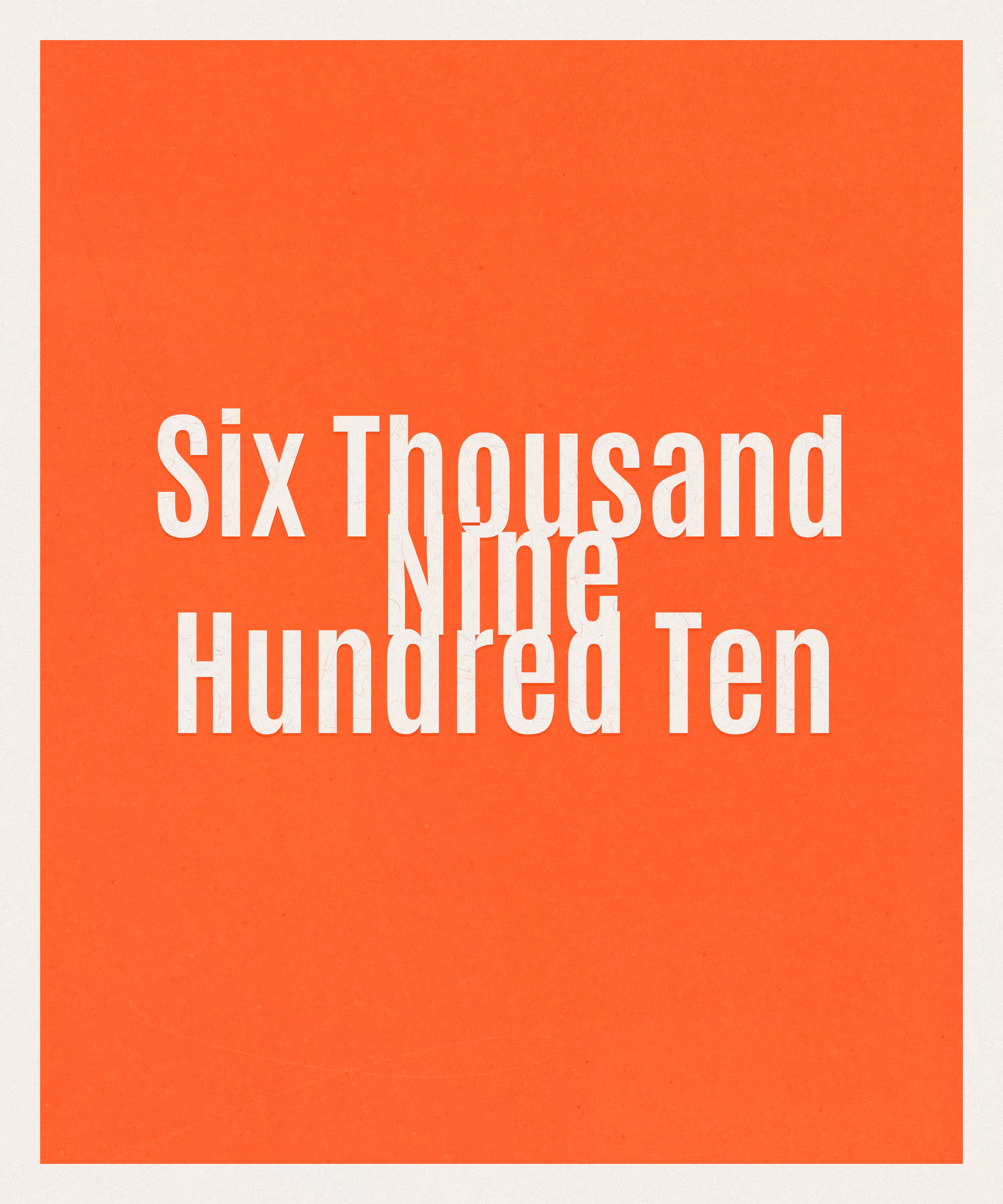 Count #6910