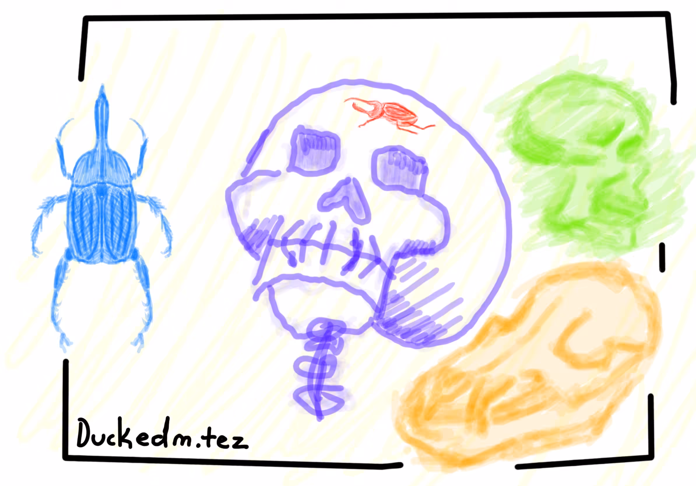 GM! editions: GM! #54-skulls and beetles