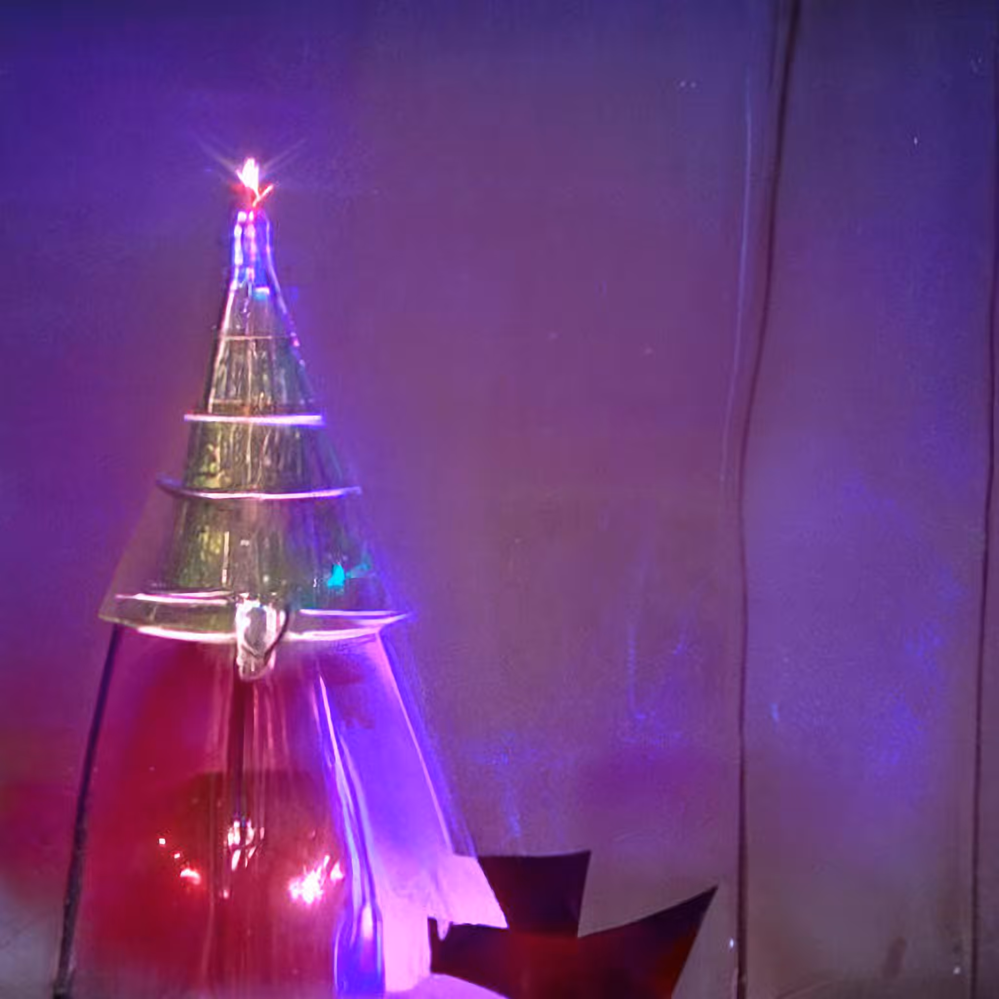 A decorated christmas tree
