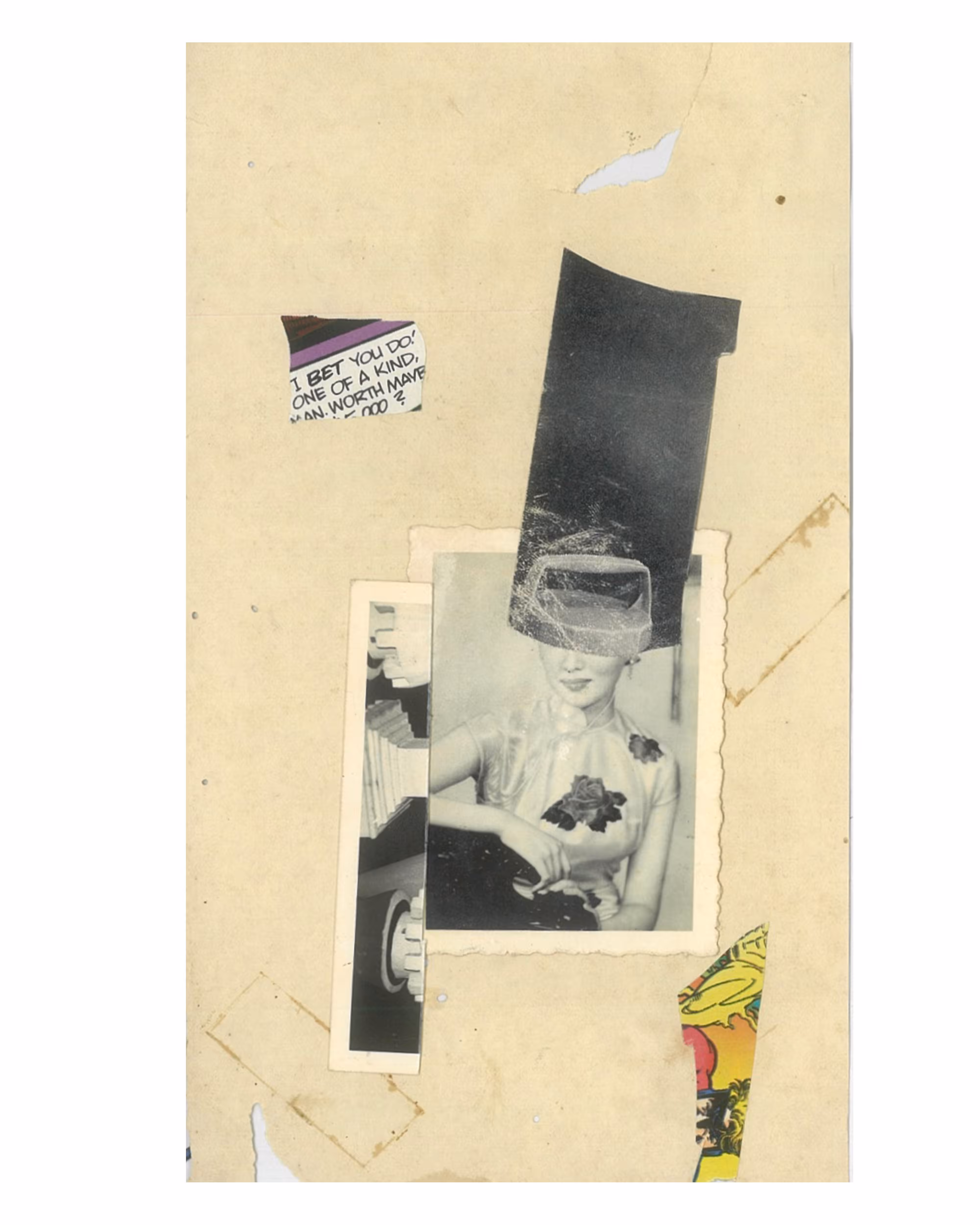 self potrait #3 (unidentified photo album)