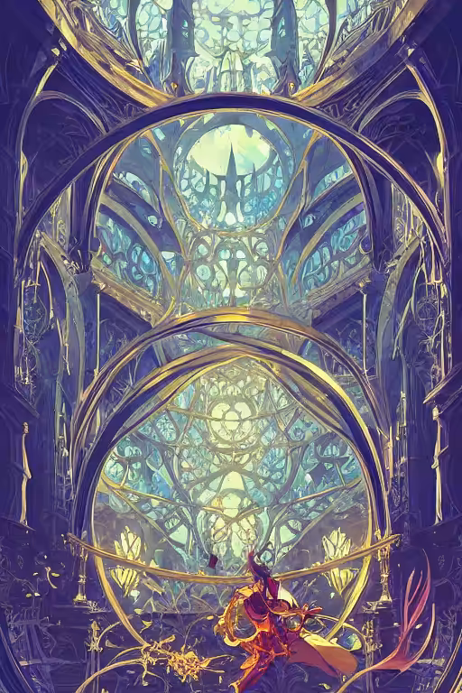Arc of Time #1 - AI Generated