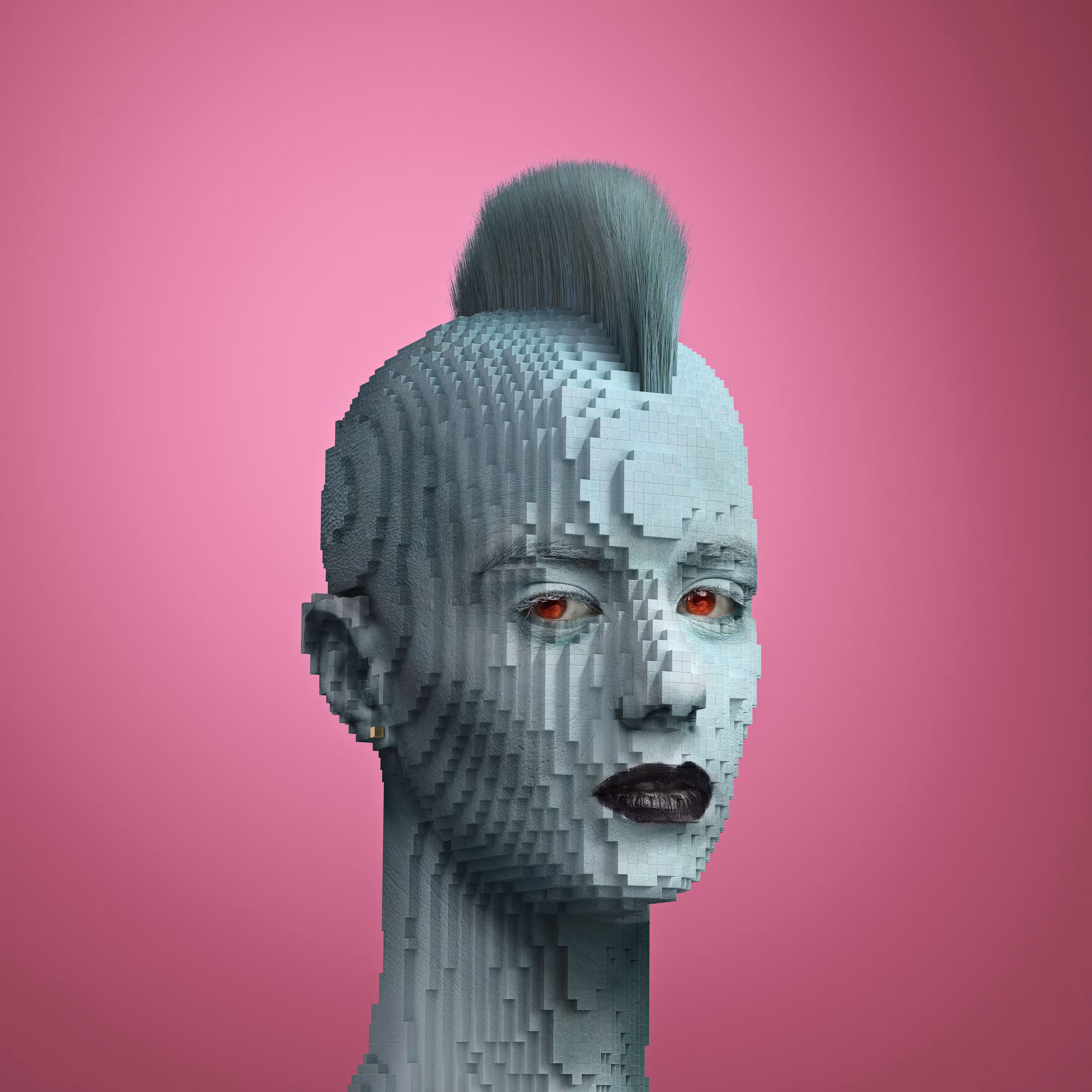 Block Head Punk 020