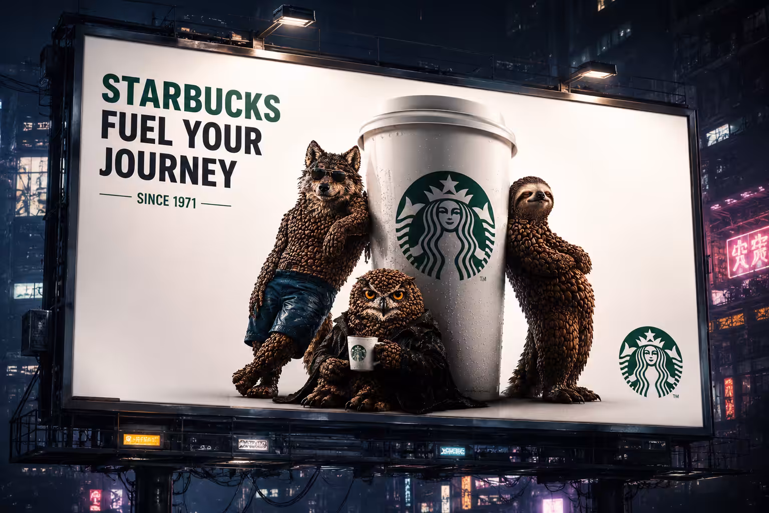 Coffee Animals Living Celebrity Lives
