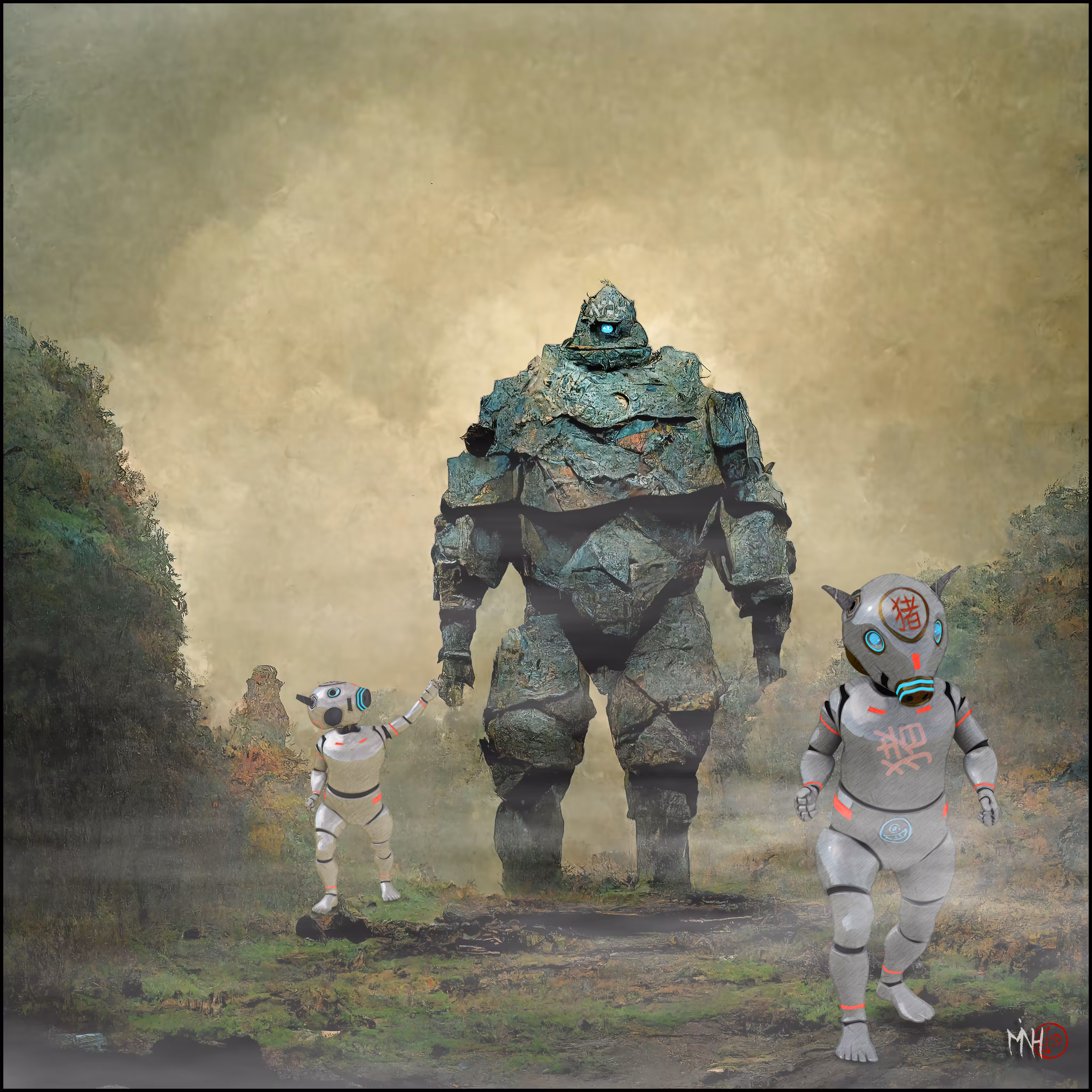 Old and young Golems