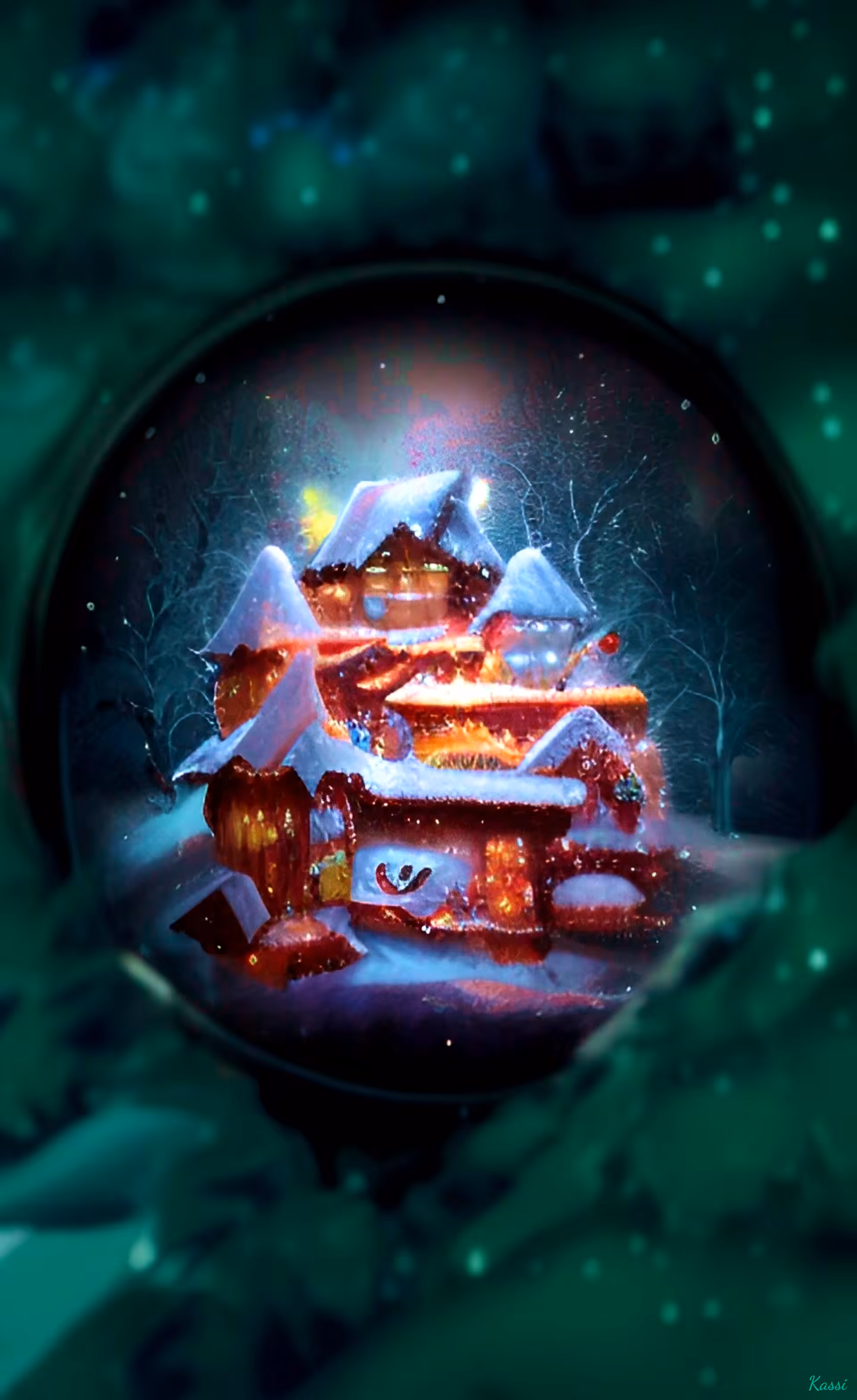 "Christmas Glass Ball"
