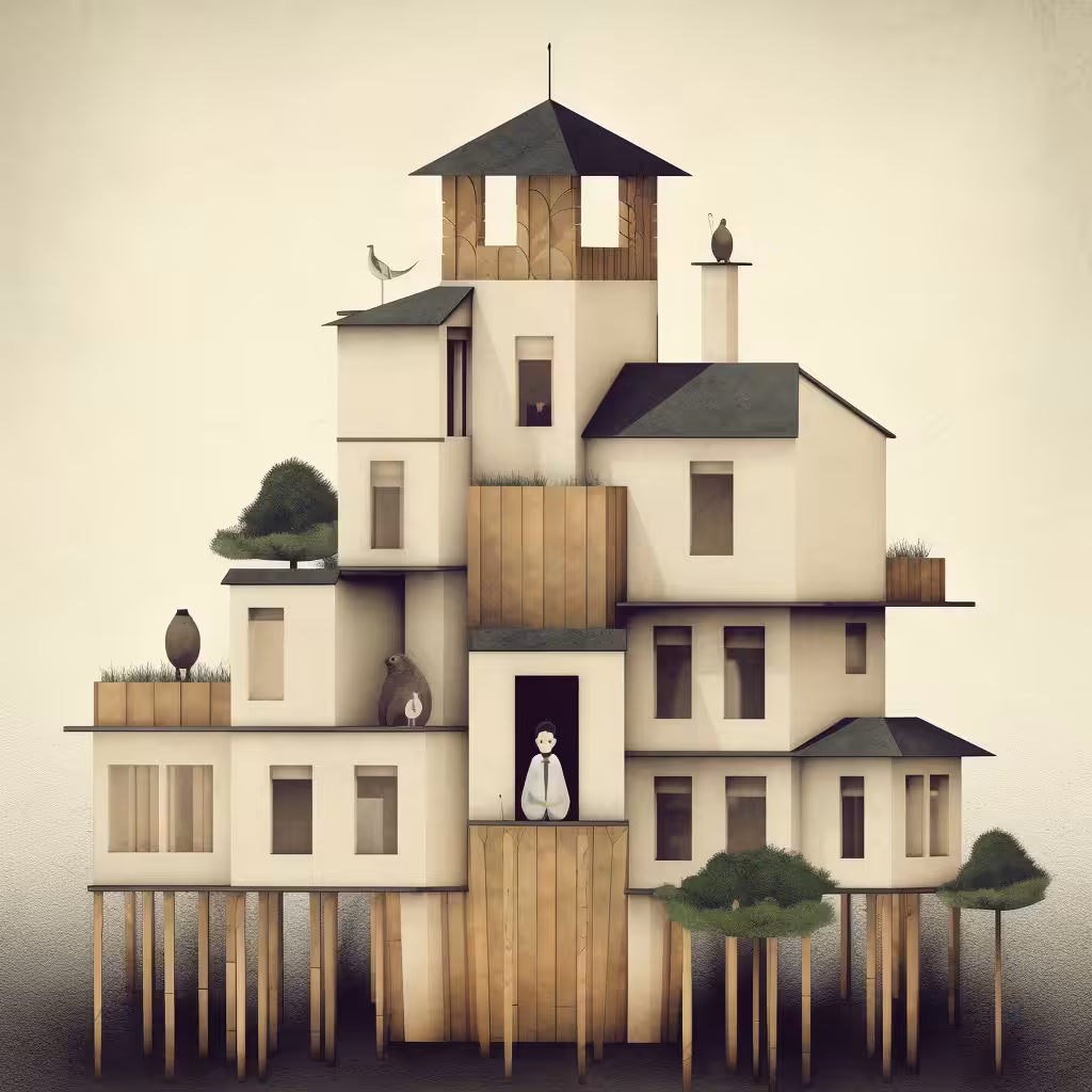 Tiny Vertical Town