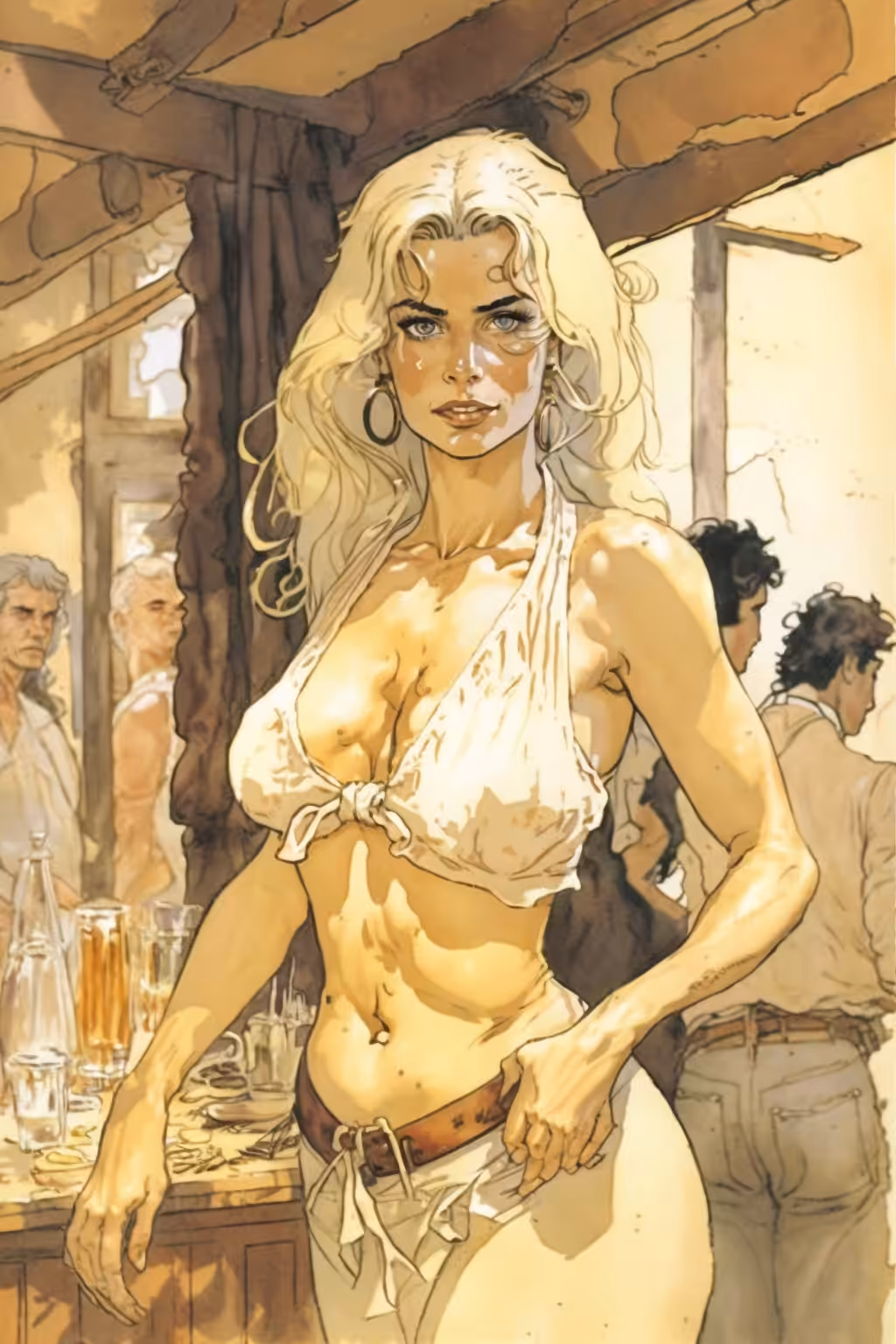 Milo Manara Inspired Beauty #1