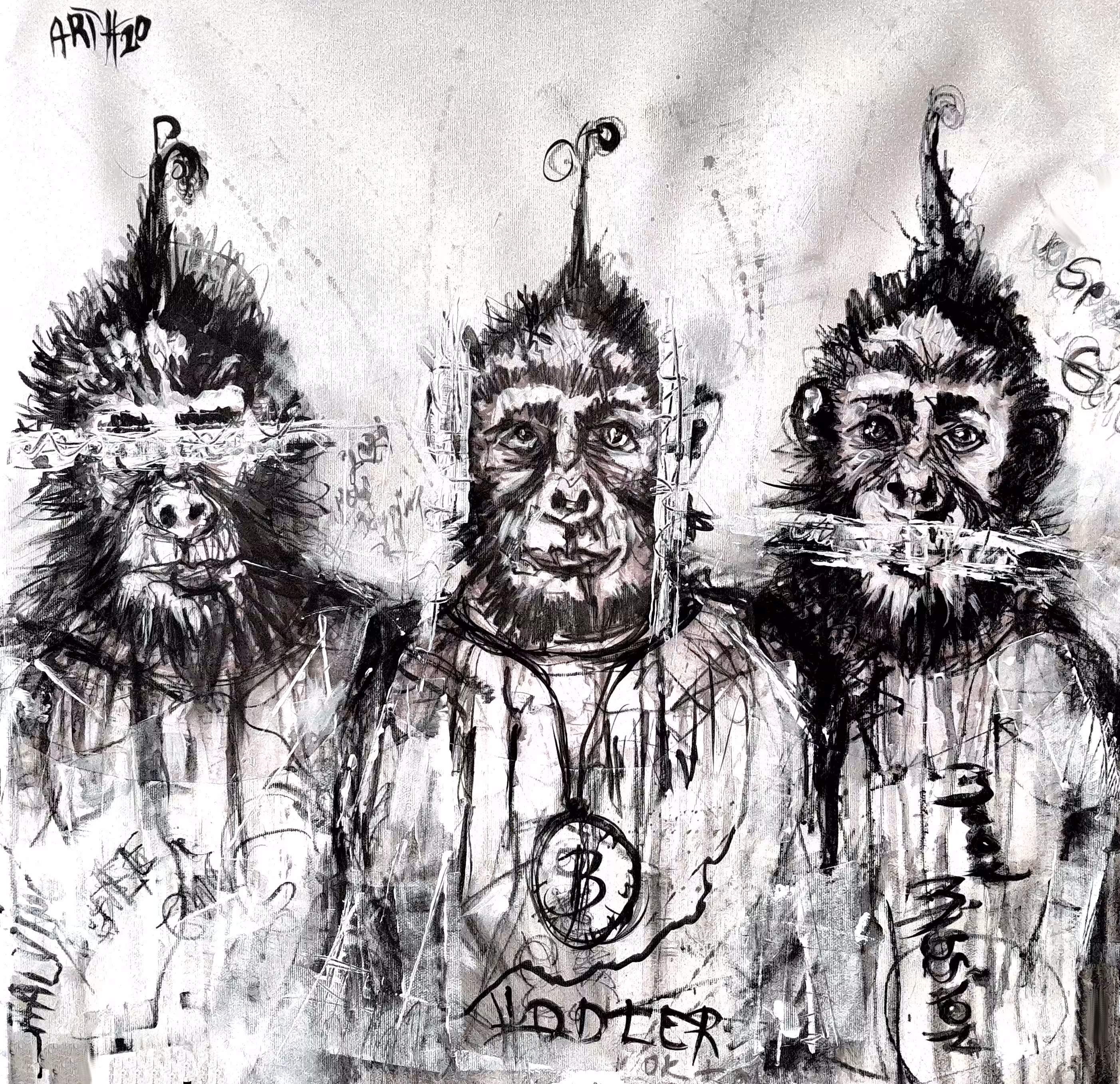 Cryptowise Primates: Hodl, Halve, Hope, Bitcoin, BTC