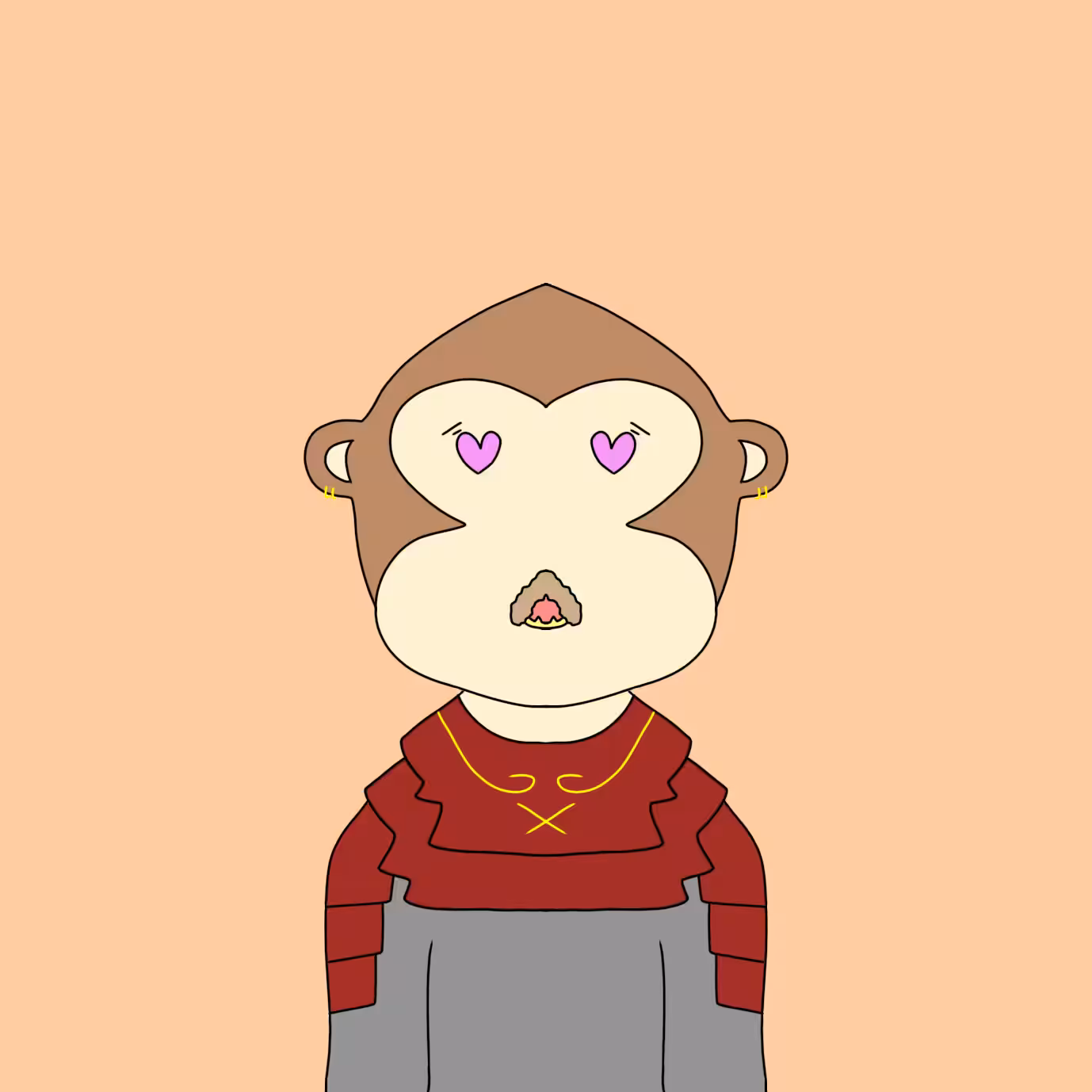 human monkey: monkey #3