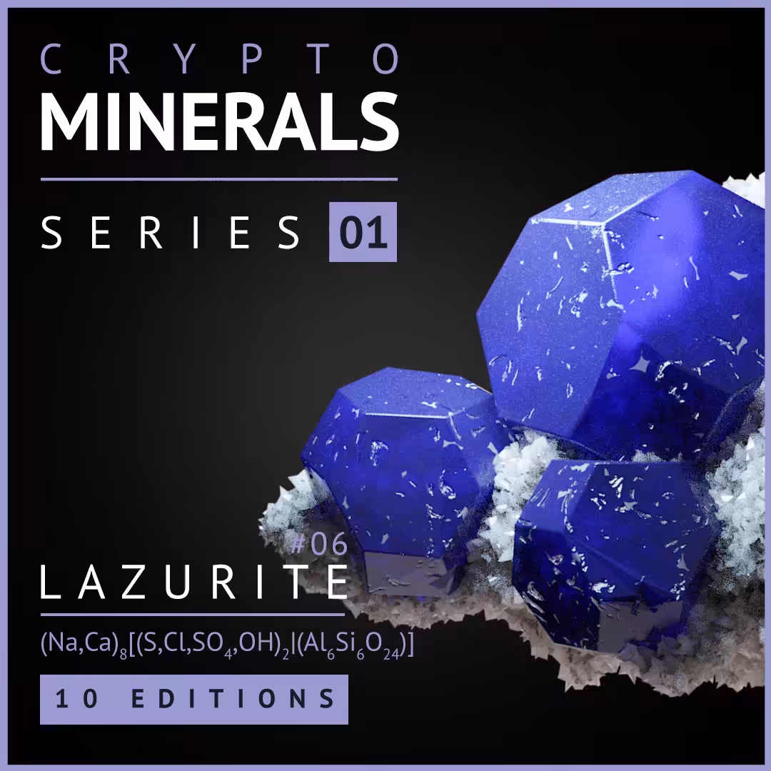 Crypto Minerals - Series 01 - #06 - Lazurite