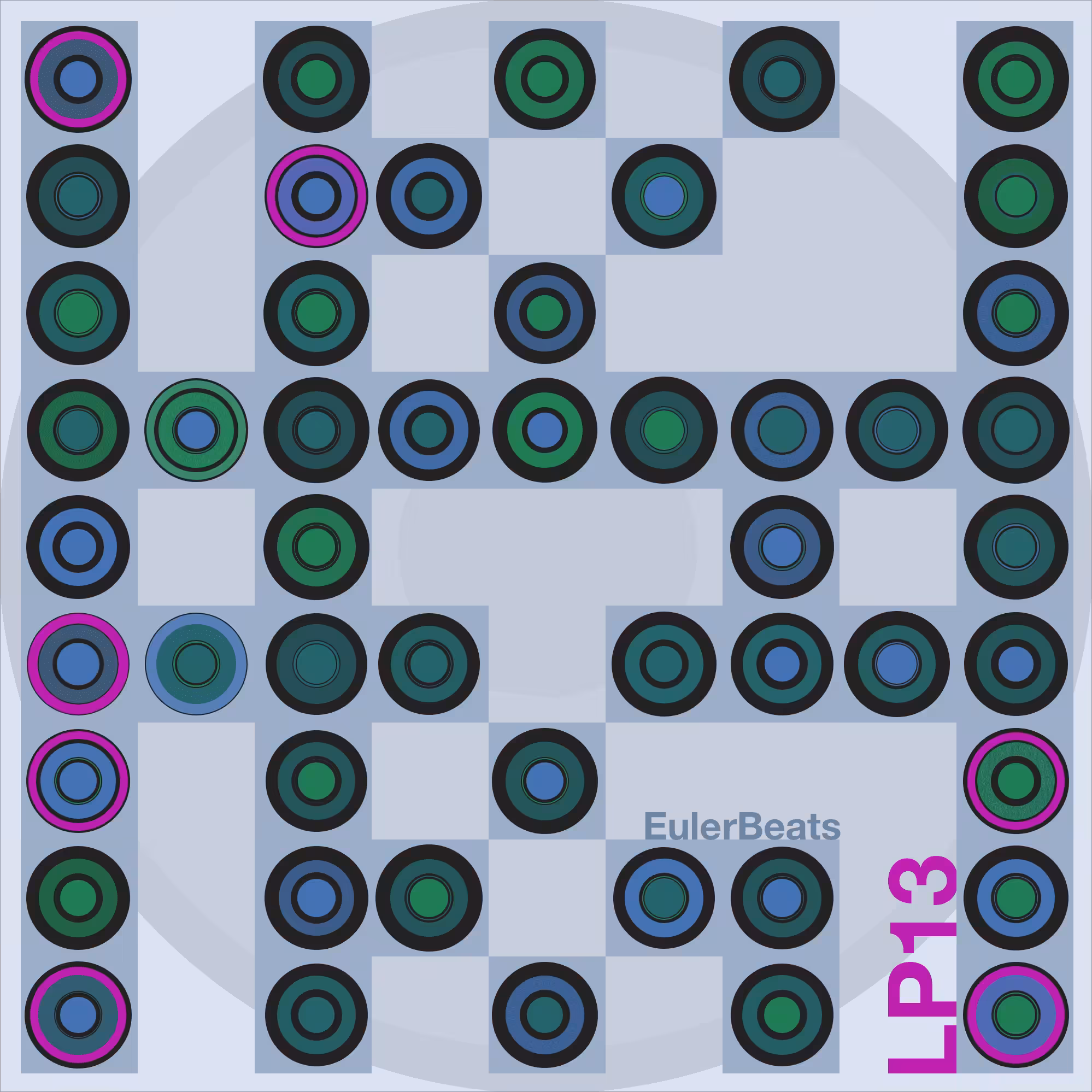 Eulerbeats LP13 Generative Cover Art: #45
