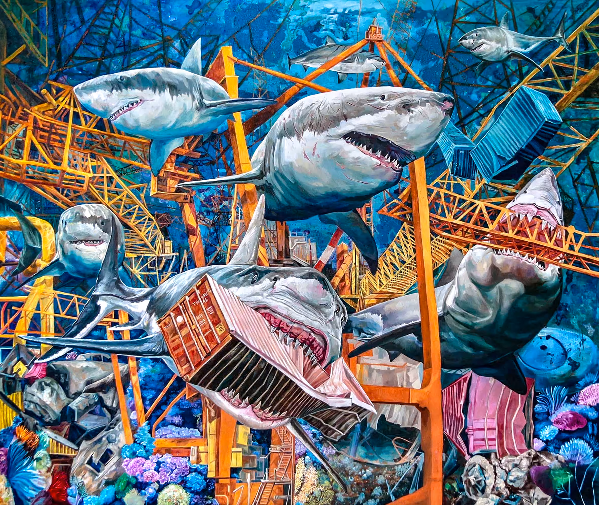 The monster of the sea "shark no1"