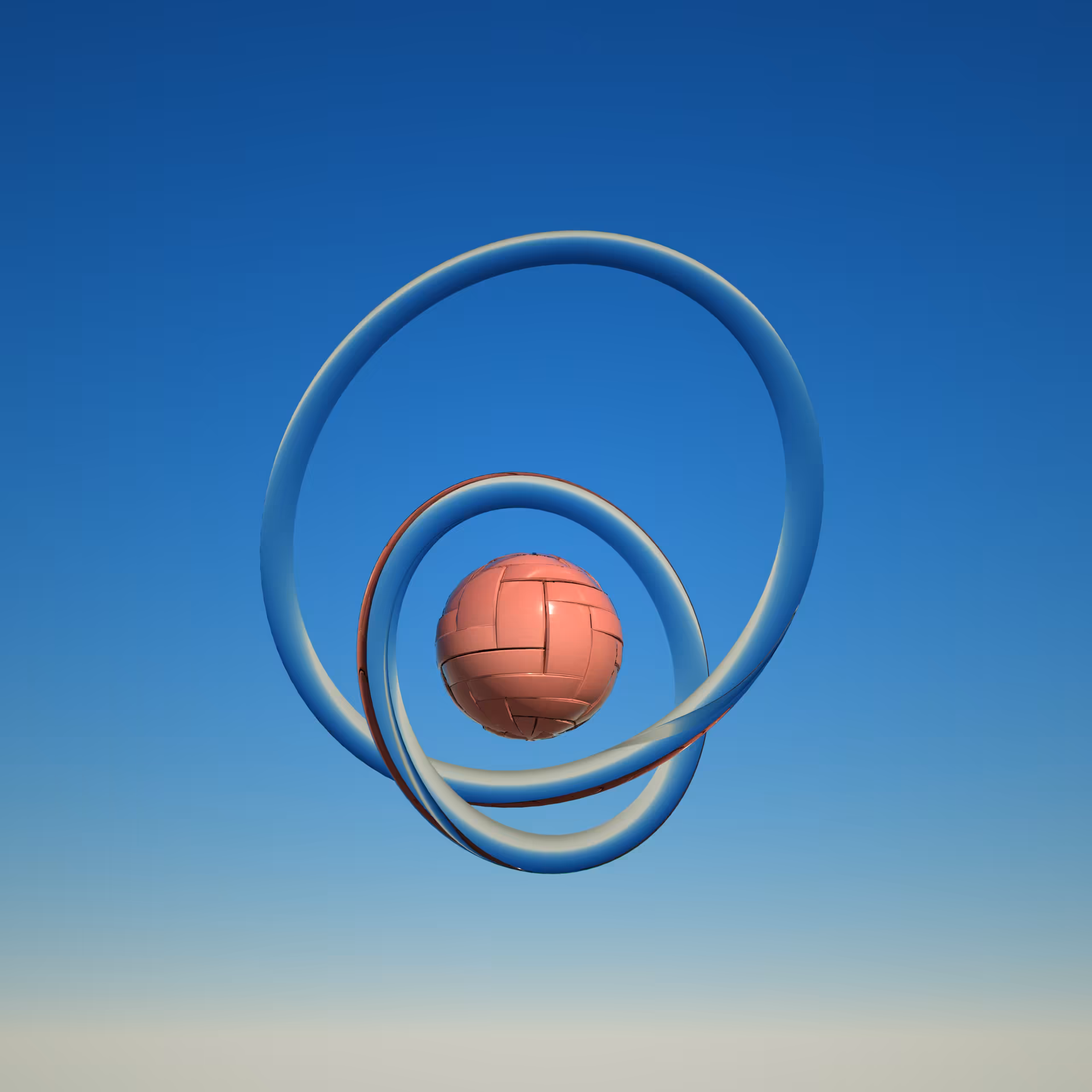 In the sky