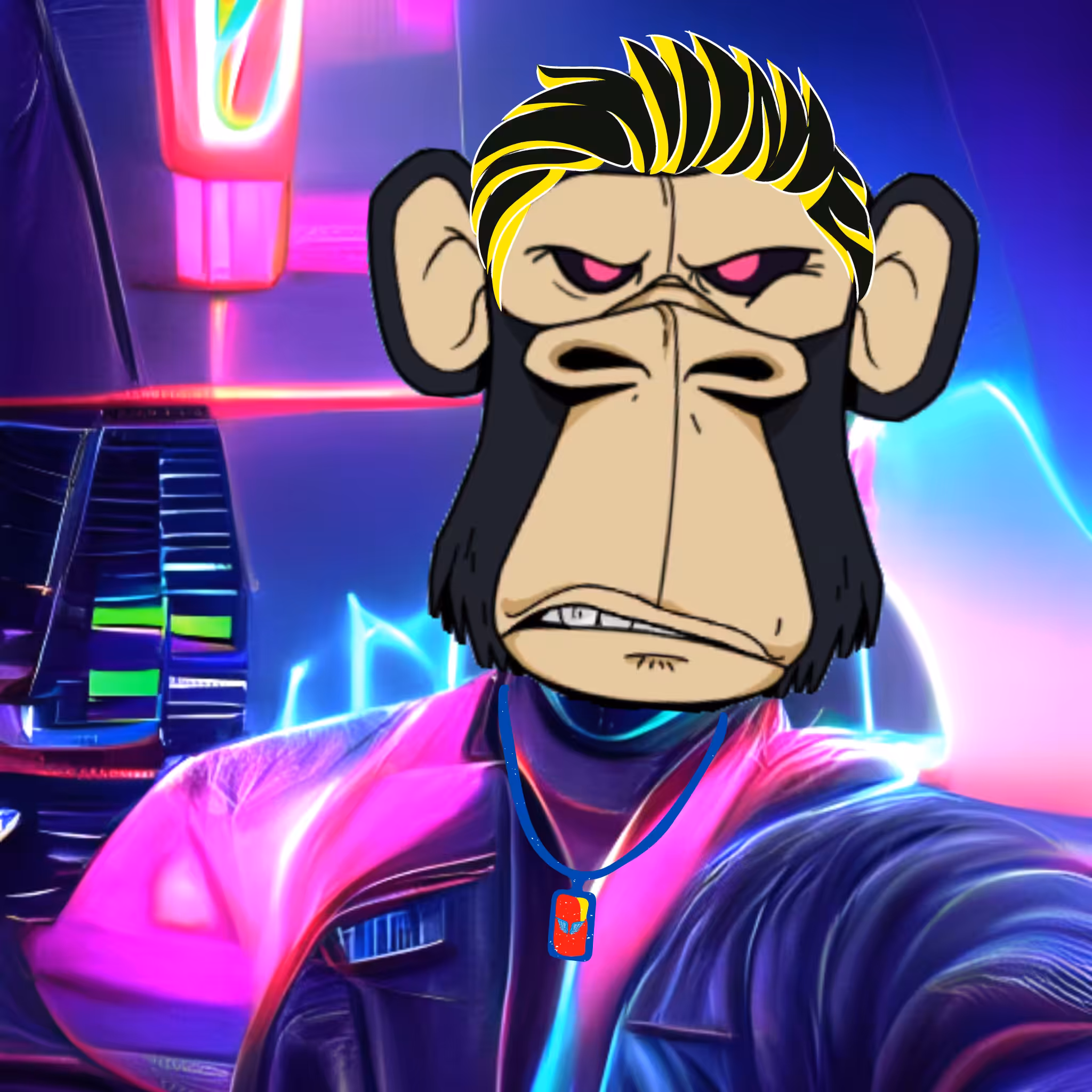 mati mask nft: smart monky #7