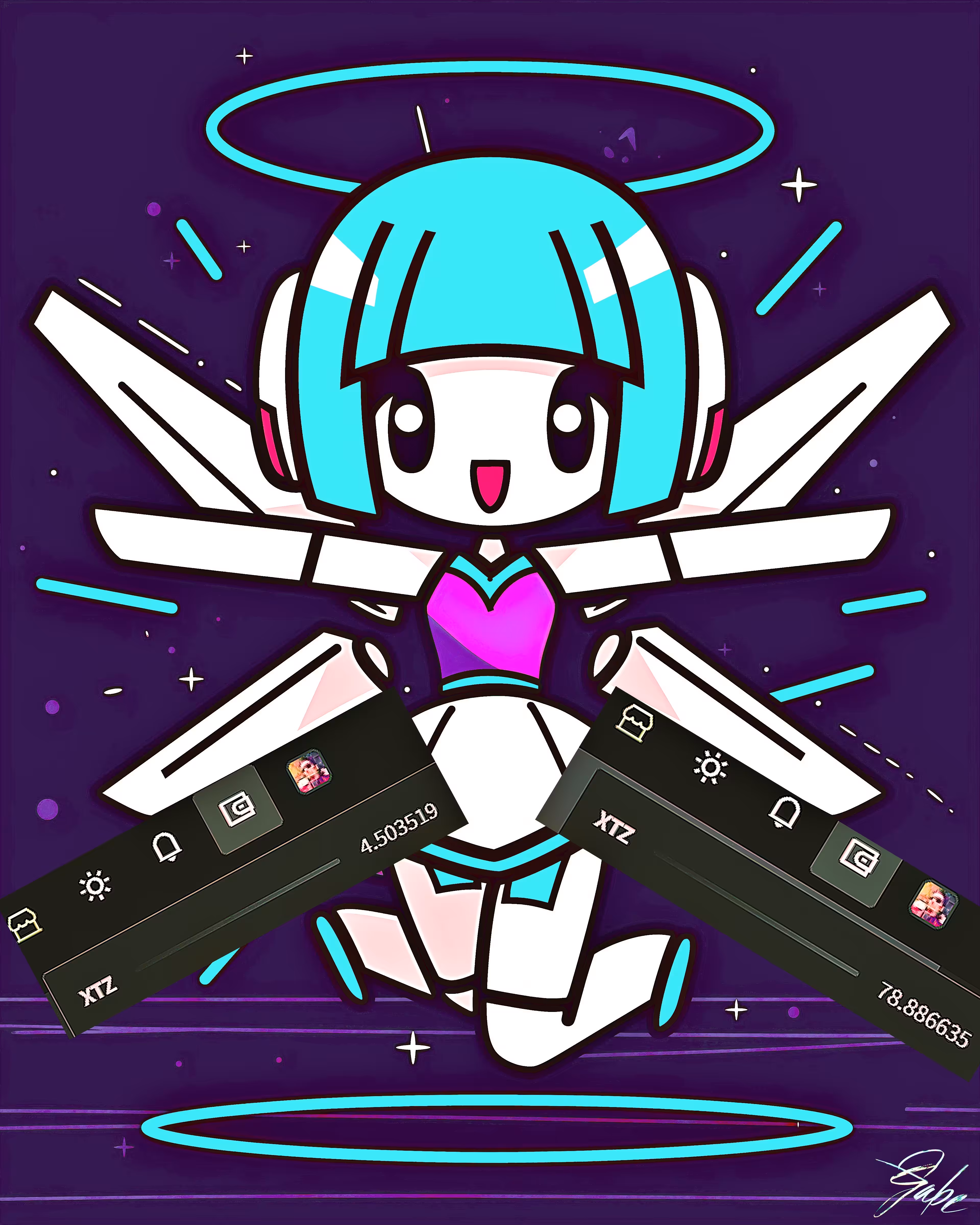 Day #197: “GlitchBot Angel of Lucky Sales”