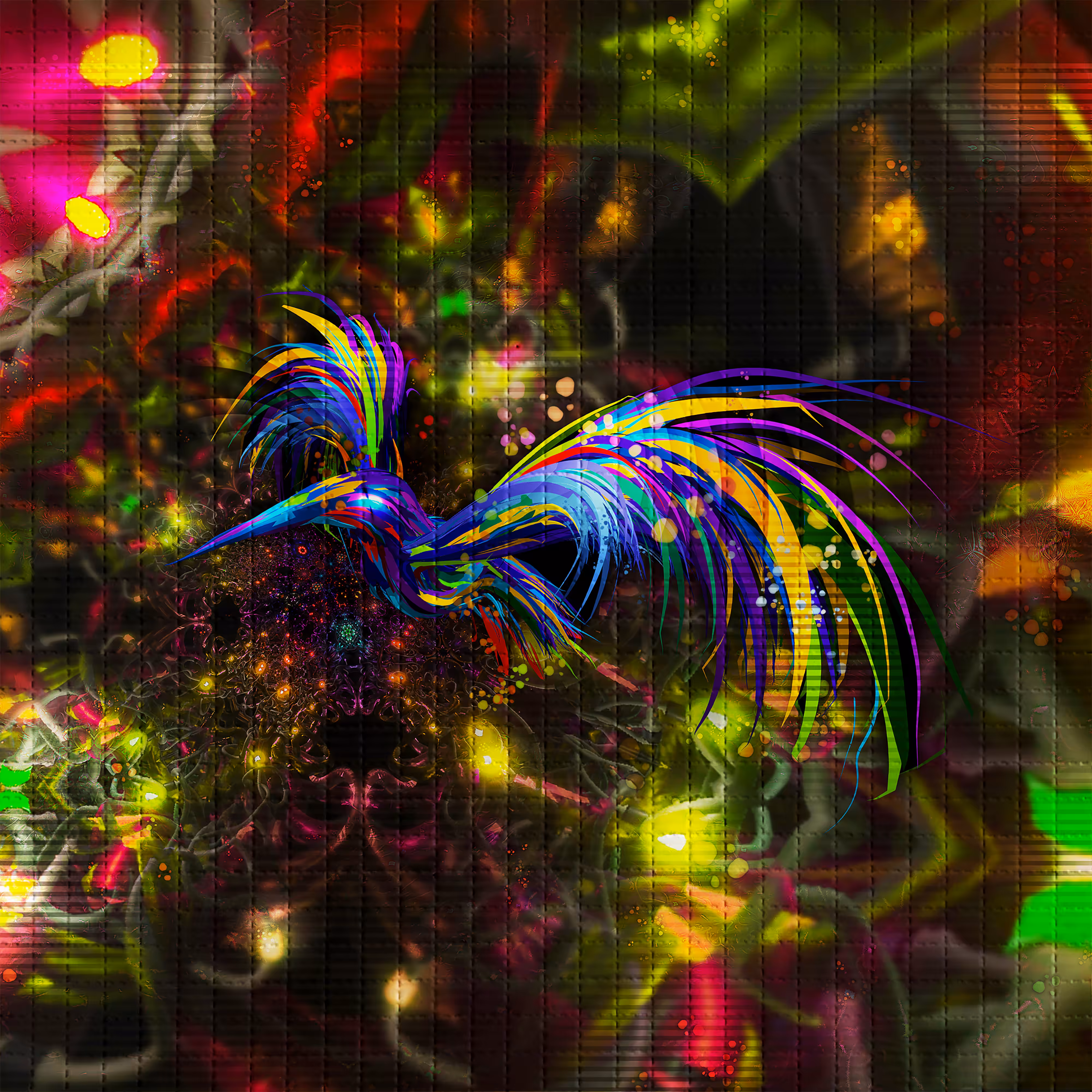 Blotter Art - Cosmic Invocation - 1/1 Front