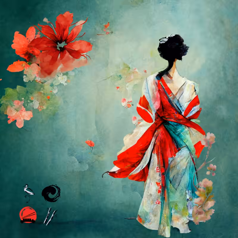 The dancing geisha #24