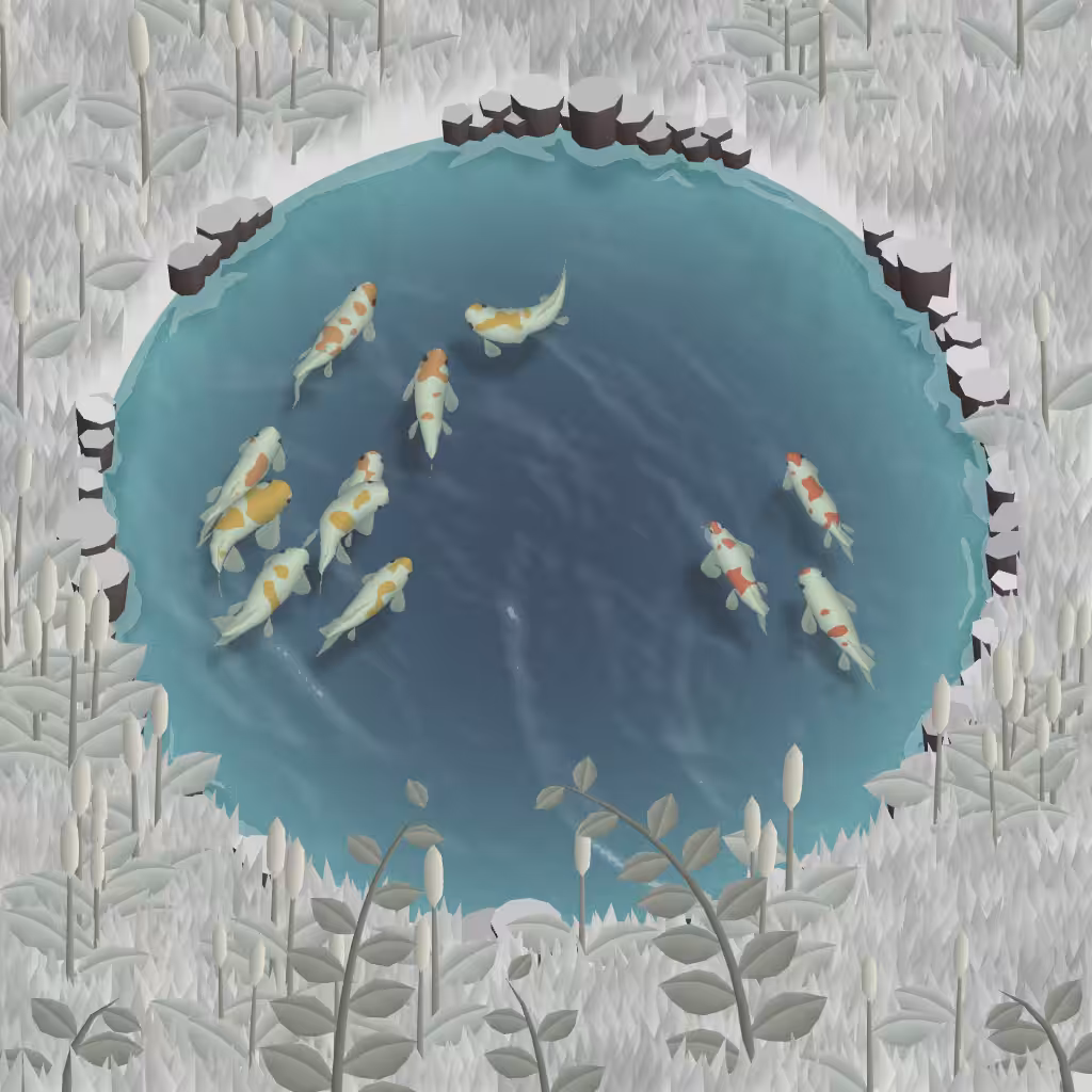 Koi Pond #12 - Hariwake