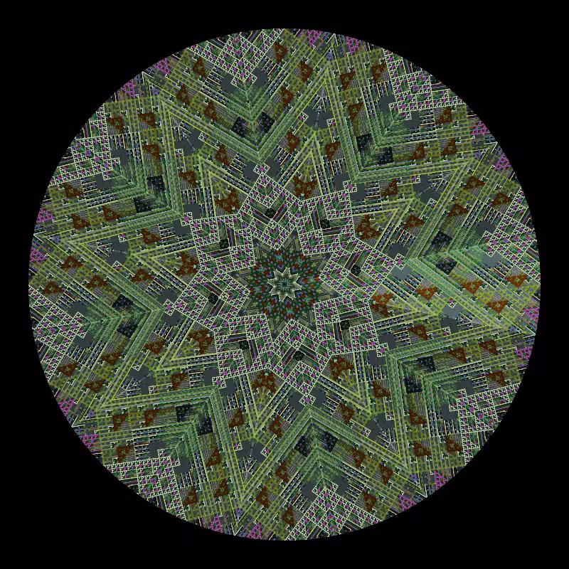 Binary kaleidoscope #25